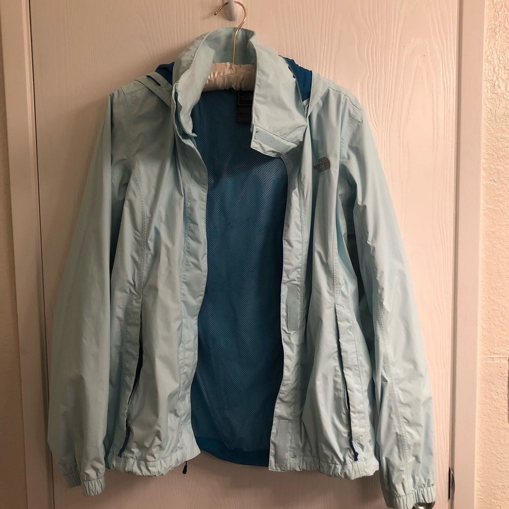 NWOT North Face Blue Lightweight Shell